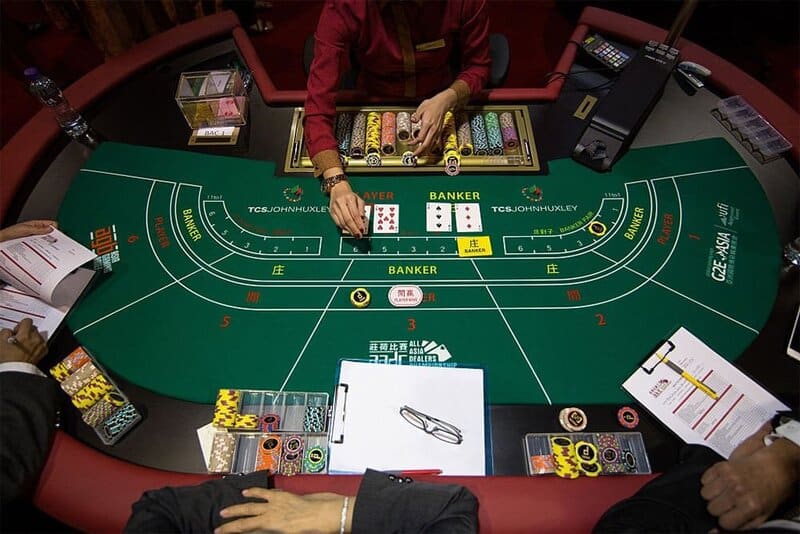 quy luật rút bài baccarat