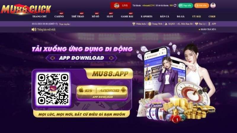 Tải MU88 bằng Android siêu nhanh